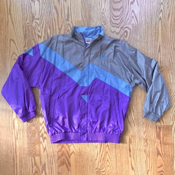 Nike Other - Vintage Retro 80s 90s Nike Windbreaker Zip Jacket
